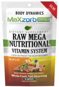 Raw Mega Nutritional Vitamin Trial Packet <!-- Empty field (Illegal field store.Reviews) -->